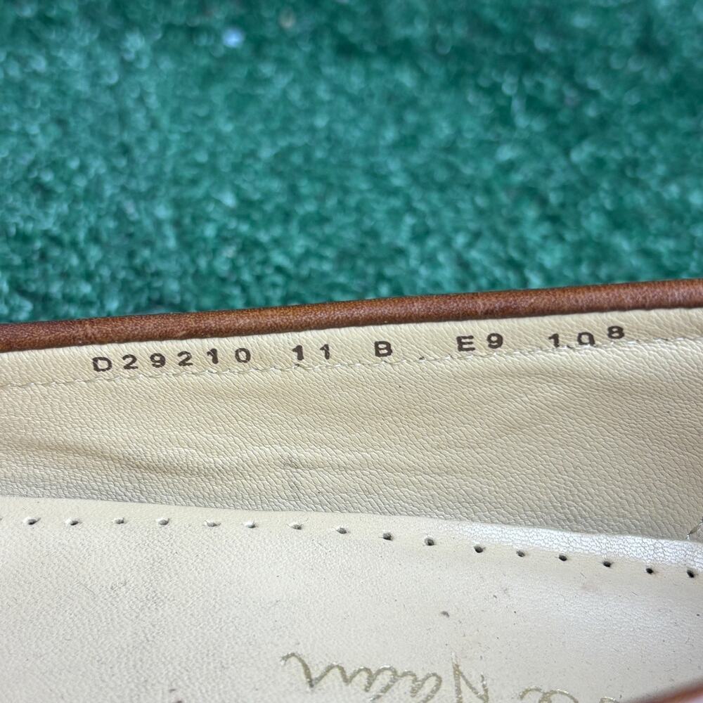 Cole Haan Penny Loafers Leather Slip On Moccasin Classic Brown Womens 11 B - Picture 12 of 13